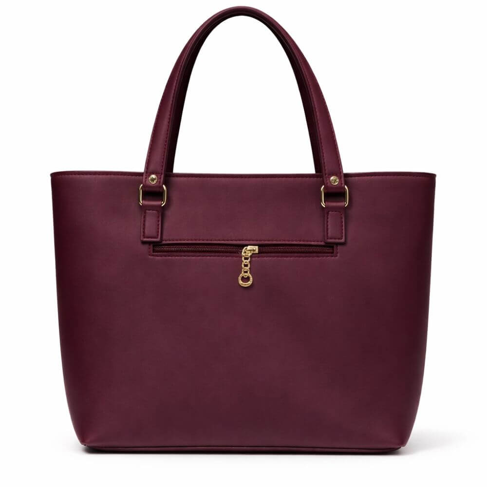 Luxe Everyday Carry Tote (Maroon)